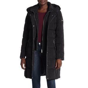 DKNY Hooded Down Coat